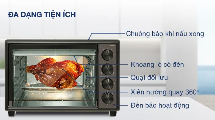 Lò nướng Electrolux EOT4022XFG 40 lít - Tiện ích