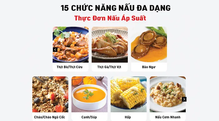 Nồi áp suất điện Tefal CY601868 6 lít - Đa dạng chức năng