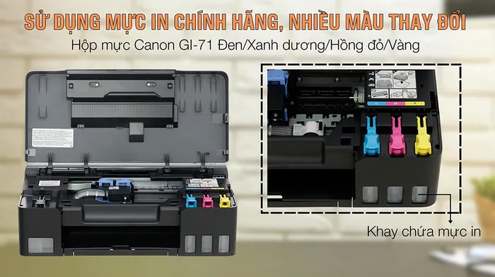 Máy In Phun Màu Đơn Năng Canon PIXMA G1020 - Mực in