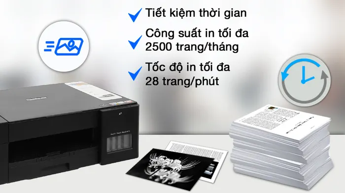 Đa chức năng - Máy in phun màu đa năng In-Scan-Copy Brother DCP-T220