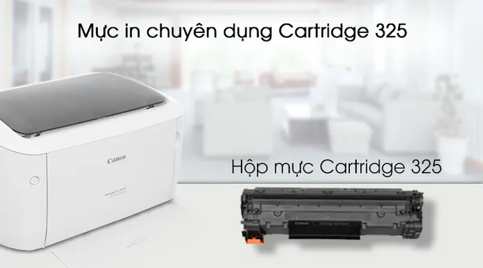 Máy in Laser Canon LBP 6030W Wifi - Mực in chính hãng 