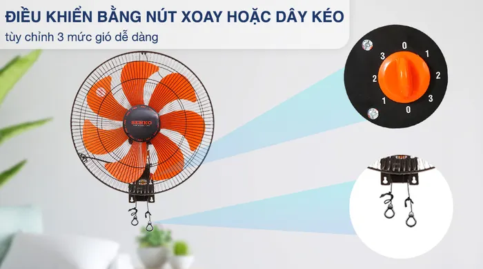 Quạt treo Senko TC1622 - Điều khiển
