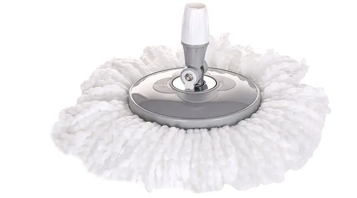 Bông lau dùng chất liệu từ sợi Microfiber thấm hút cực tốt - Bộ lau nhà Hommy MH-HomePlus X2.