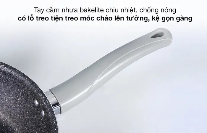 Tay cầm - Chảo nhôm sâu chống dính đáy từ 28 cm Elmich EL-5753MN