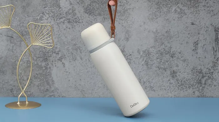Bình giữ nhiệt inox 500 ml Delites Z102 trắng
