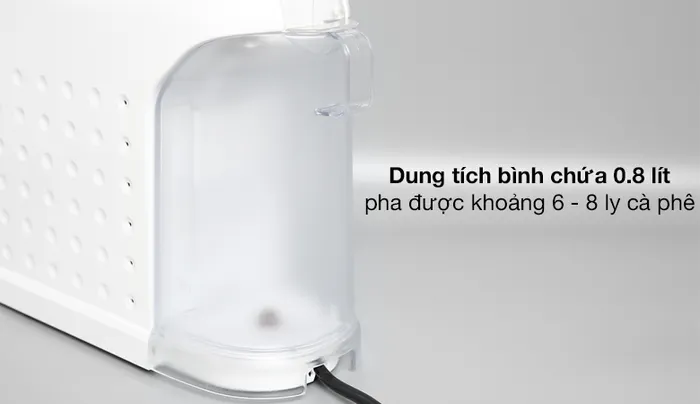 Dung tích - Máy pha cà phê Espresso Perfetto P.08 Trắng