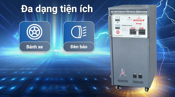 Ổn áp Robot 1 pha 30KVA 90