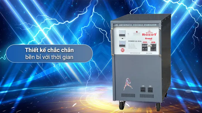 Ổn áp Robot 1 pha 25KVA 90