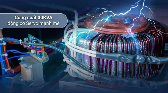 Ổn áp Robot 1 pha 30KVA 150