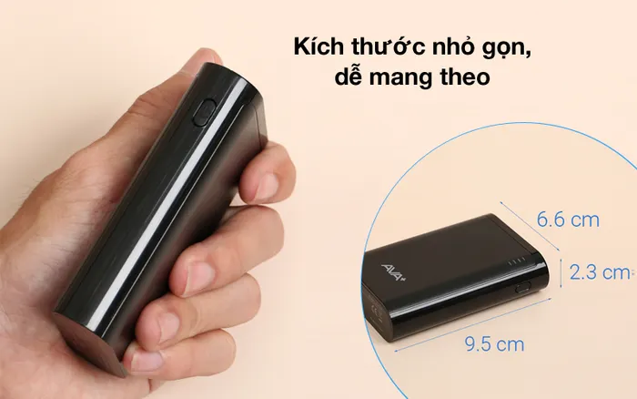 Nhỏ gọn - Pin sạc dự phòng 7.500 mAh 10.5W AVA+ LA Y68