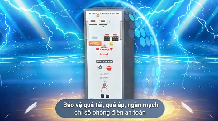 Ổn áp Robot 1 pha 60KVA 150 