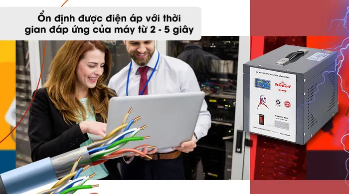  thời gian đáp ứng của máy từ 2 - 5 giây