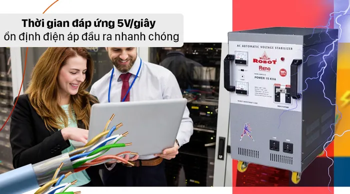 Ổn áp Robot 1 pha 15KVA 150