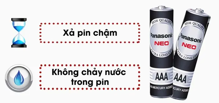 Pin AAA 12 viên Manganese Panasonic R03NT-12H Đen