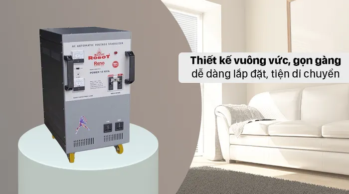 Ổn áp ROBOT 1 Pha 15 KVA 90 - Thiết kế