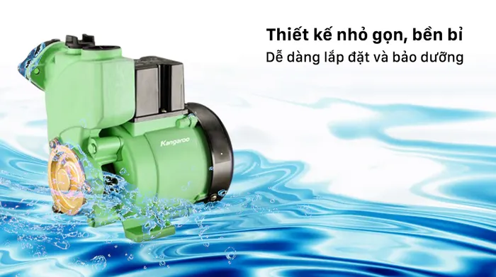 Máy bơm nước chân không Kangaroo KGWP125 125W - Thiết kế nhỏ gọn