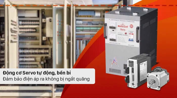 Ổn áp ROBOT 1 Pha 12.5 KVA 90 - Động cơ Servo
