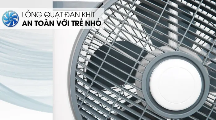 Dùng an toàn - Quạt hộp Midea KYT30-15A Trắng