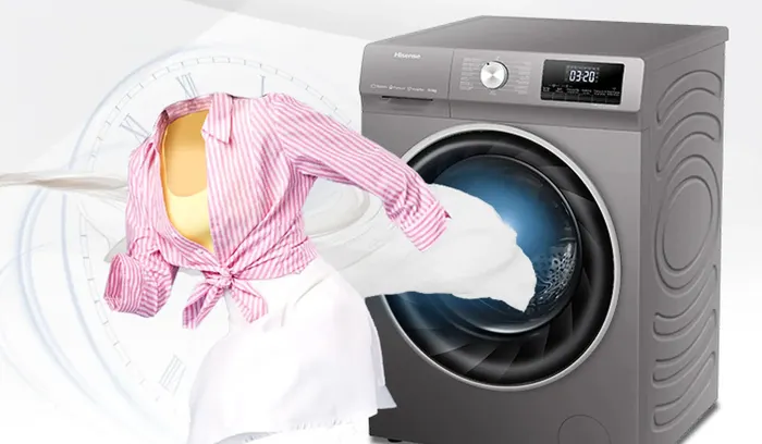 Chế độ giặt nhanh - Giặt nhẹ nhàng và nhanh chóng trong vòng 15 phút
