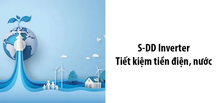 Động cơ truyền động trực tiếp S-DD Inverter tiết kiệm điện năng