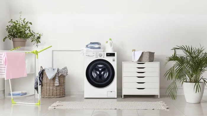 Máy Giặt LG Inverter AI DD 9 Kg FV1409S4W có thiết kế tinh tế, hiện đại
