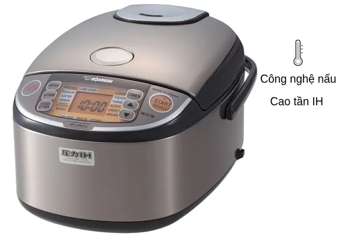 Zojirushi NP-HRQ10-XT - 1.0L tích hợp công nghệ cao tần IH
