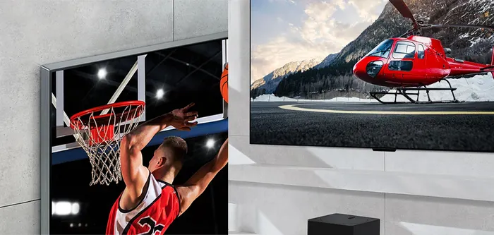 Tivi OLED LG 4K 65 inch OLED65M4PSA có khung viền được chế tác siêu mỏng