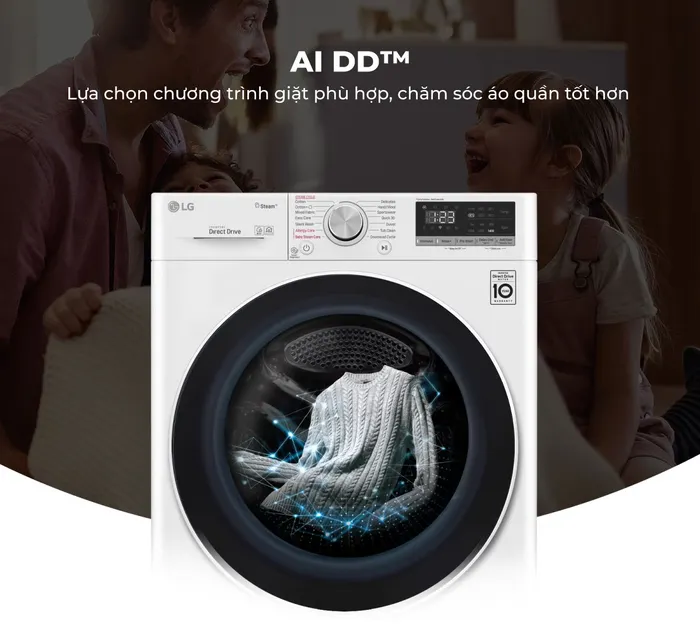 Công nghệ AI DD giúp chăm sóc quần áo tốt hơn