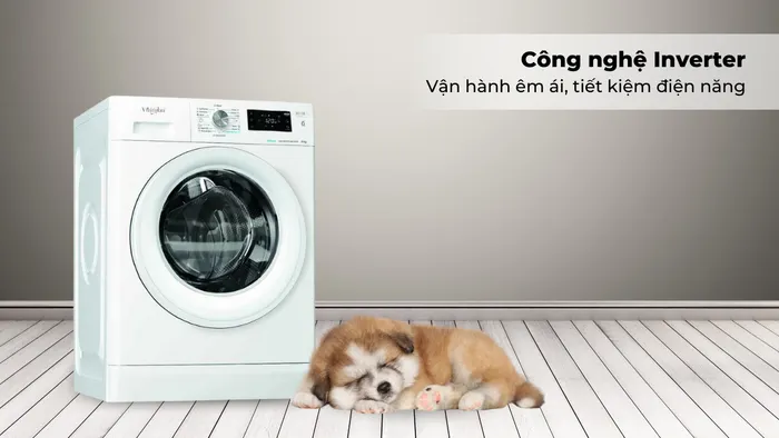 Công nghệ Inverter giúp máy vận hành êm ái, tiết kiệm điện năng
