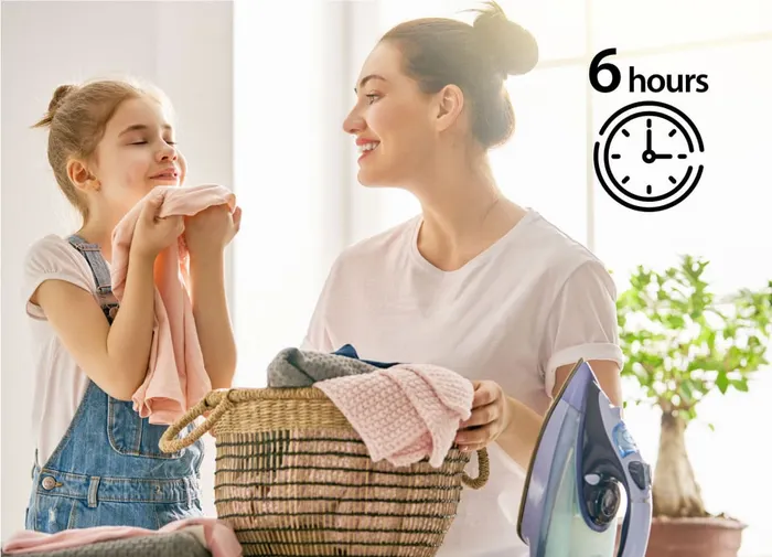 Công nghệ FreshCare+ giữ cho quần áo sạch sẽ, thơm tho đến 6 giờ