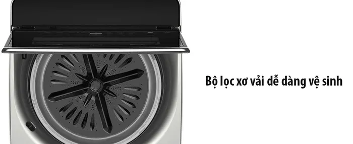 Bộ lọc xơ vải dễ dàng vệ sinh