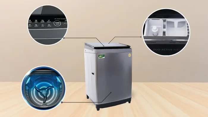 Các chi tiết trên máy được hoàn thiện sắc sảo