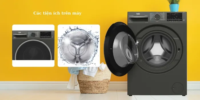 Tiện ích trên máy giặt sấy Beko B3DFT5105472M