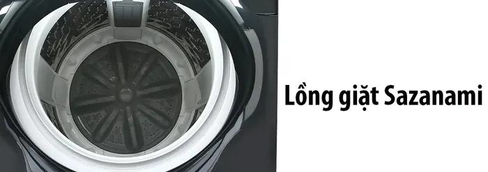 Lồng giặt thép không gỉ, thiết kế SAZANAMI