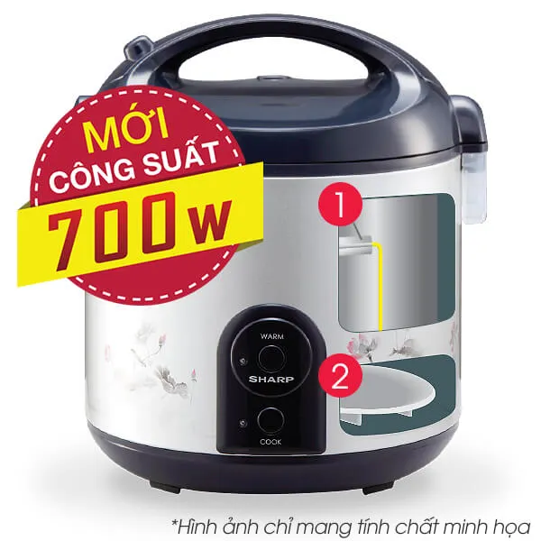 Nồi Cơm Điện SHARP KS-181TJV 