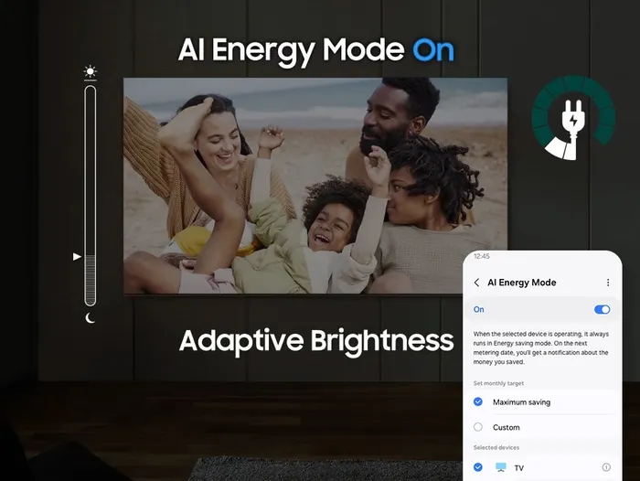 Hỗ trợ chế độ AI Energy tiết kiệm điện năng hiệu quả