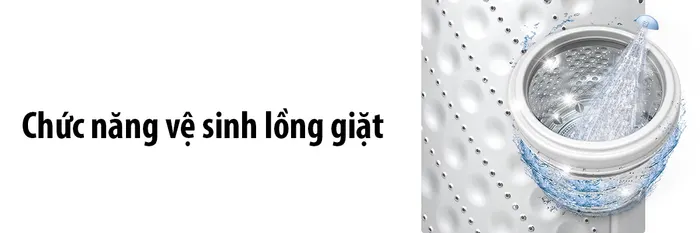 Chức năng vệ sinh lồng giặt