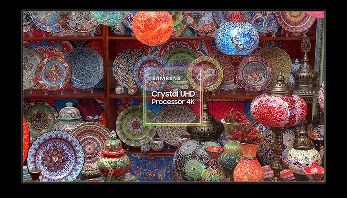 Bộ xử lý Crystal tái hiện hình ảnh 4K chất lượng cao