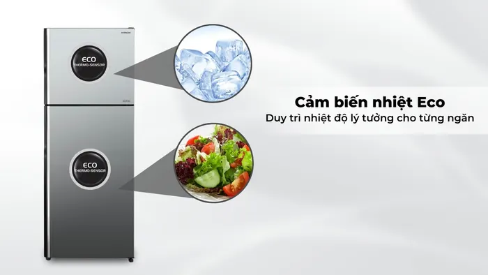 Cảm biến nhiệt Eco duy trì nhiệt độ tủ ở trạng thái lý tưởng