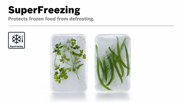 Hệ thống làm lạnh thông minh SuperFreezing