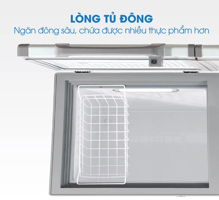 Tủ Đông Mát Darling Inverter DMF 4699WSI 2 có cấu tạo ngăn đông sâu