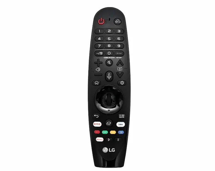Thiết kế remote gọn nhẹ, dễ sử dụng 