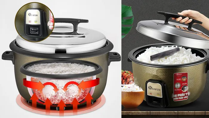 Sowun SW69100S sử dụng điều khiển nút gạt dễ sử dụng