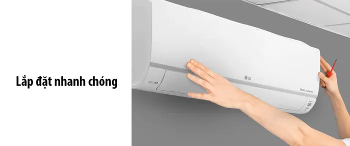 Lắp đặt nhanh chóng, dễ dàng