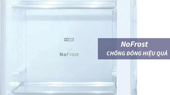 Công nghệ NoFrost chống đông tuyết thực phẩm hiệu quả