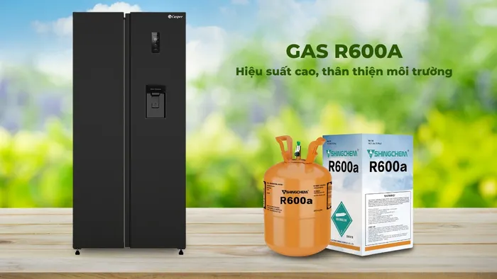 Gas R600a hỗ trợ tủ lạnh lạnh nhanh, giảm tác động đến môi trường