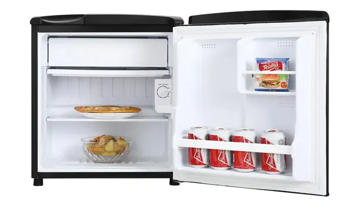 Ngăn đá có nắp đậy của Tủ Lạnh Aqua 50 Lít AQR-D59FA BS