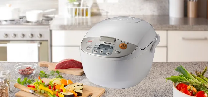 Nồi cơm điện tử Zojirushi NL-AAQ18-CA - 1.8 Lít có thiết kế hiện đại 