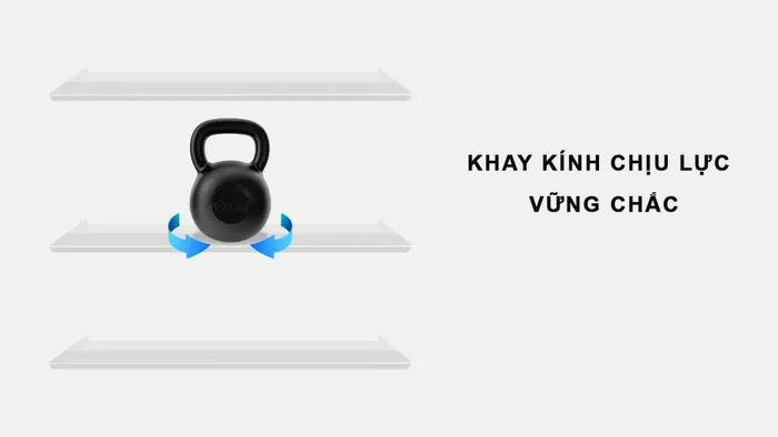 Khay kính chịu lực của Tủ Lạnh Aqua AQR-D59FA