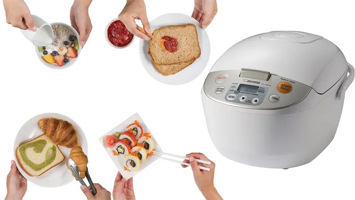 Zojirushi NL-AAQ18-CA đa dạng chế độ nấu tiện lợi 